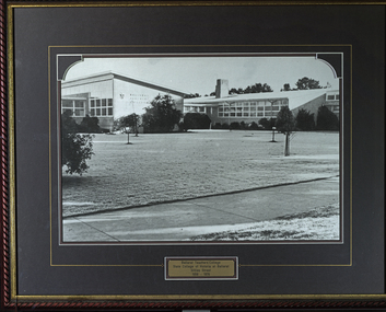 Photograph - Framed photograph, Ballarat Teachers' College Gillies Street