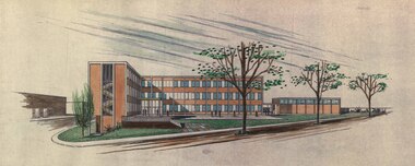 Plan, Ballarat School of Mines Building Development, 11/04/1964