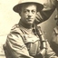Detail of Ray Blight in army uniform