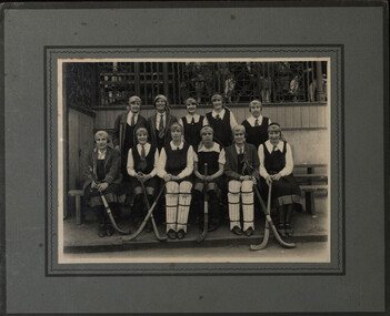 Photograph - Image, Ballarat Teachers' College Hockey Team, 1927, 1927