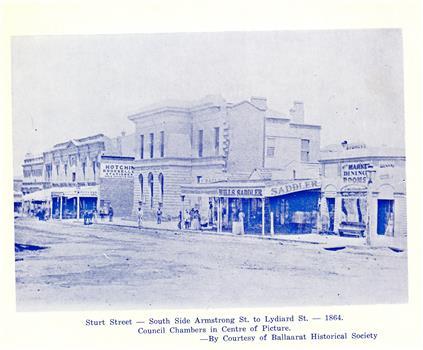 Shops along Sturt Street, Balllarat