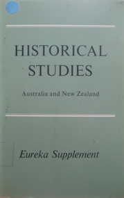 Book, Eureka - Historical Studies Eureka Supplement, 1965