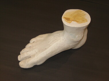 Sculpture - Plaster Drawing Prop, Cast of Foot, before 1918