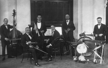 Photograph, Richards & Co, Photo, Frank Wright and his Coliseum Orchestra, 1) Nov 25th 1926, .2) 1926, .3) October 1925