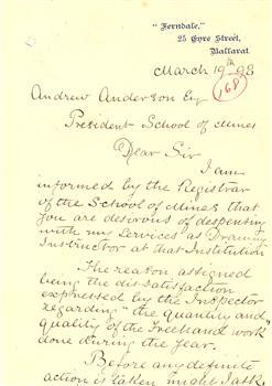 Handwritten letter