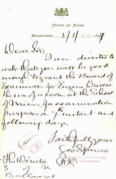 Handwritten letter