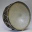 Bass drum with Ballarat Junior Technical School logo