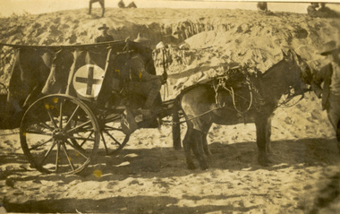 Horse drawn ambulance