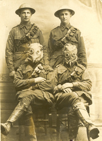Four uniformed Australians on active service