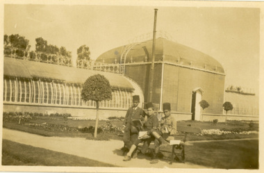 Postcard - photographic, Nouza Gardens, Egypt, c1916