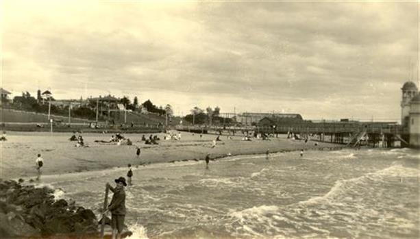 Beach scene