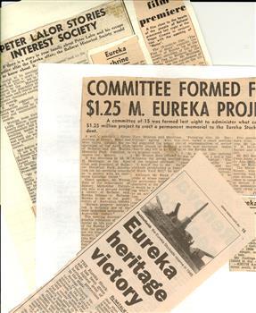 newspaper clippings