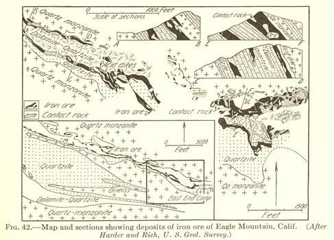 Map of Eagle Mountail, California