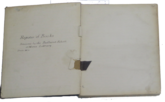 Front pages of a book