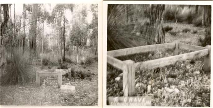 photo of a grave