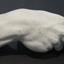 plaster cast of a hand
