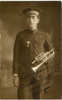 Frank Wright with cornet
