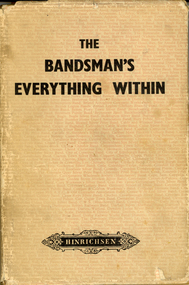Book, The Bandsman's Everything Within, 1950
