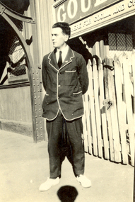 Photograph - Black and White, V. Holt, Frank Wright at Goulbourn Station, New South Wales, 1923