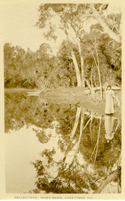 Postcard, Howard D. Bulmer, Reflections, Nowa Nowa, Lake Tyers, Victoria