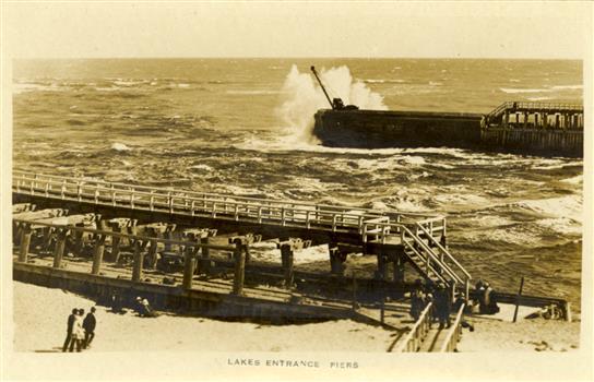 Piers at Lakes Entrance