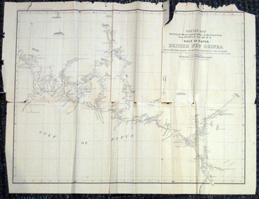 Map, British New Guinea, 1893