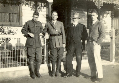 Frank and William Wright and friends, early 1930s