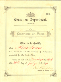 white certificate