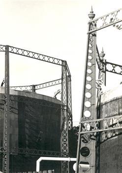 A detail of gasometers at Ballarat
