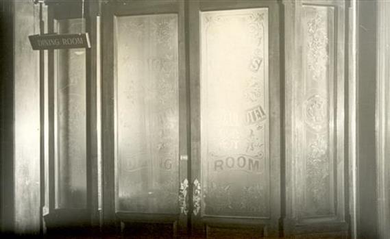 etched glass and timber doors