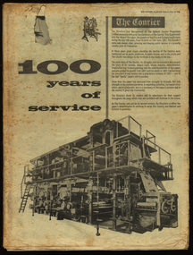 Newspaper, The Courier, 100 years of service, 1967, 10/06/1967
