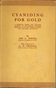 Book, Cyaniding for Gold, 1939, 1939