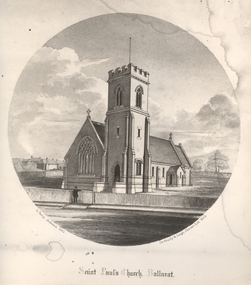 Image of a church with a tower