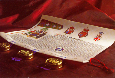 Photograph - Photograph - Colour, University of Ballarat Coat of Arms, 2006
