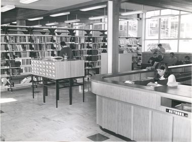 Photograph - Photograph - Black and White, Mount Helen Library, c1972, pre 1973