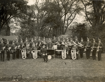 Photograph - Black and White, Photopress, St Hilda's Band, 1920's