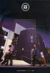 Cover of the University of Ballarat Annual Report, 2002