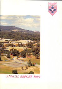 Book, Ballarat University College Annual Report, 1989