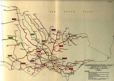 Book, Standardization of Australia's Railway Gauges, 1945
