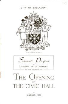 Cover of a programme