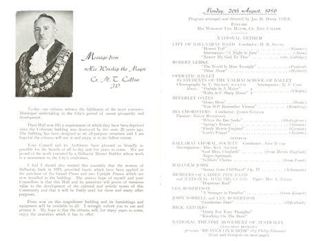 Image of the mayor and text