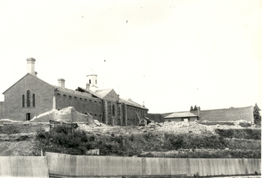 Photograph - Photograph - Digital, Geoff Little, Ballarat Gaol Under Demolition, 1968