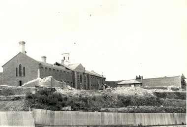 Photograph - Photograph - Digital, Geoff Little, Ballarat Gaol Under Demolition, 1968, 1968