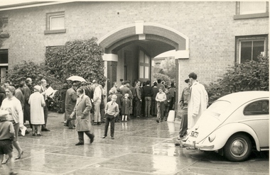 Photograph - Photograph - Black and White, W.G.(Geoff) Little, Open Day at the Former Ballarat Gaol, 1964, 07/03/1964