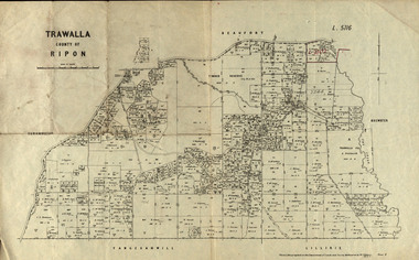 Parish Plan, Parish Plan of Trawalla in the Parish of Rippon, 1913, 28/4/1913