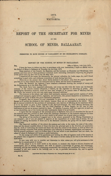 printed report