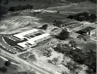 Photograph - Black and White, N. L. Harvey, Aerial Views of Mount Helen Campus, 1973
