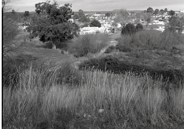Photograph - Photograph - Black and White, Paul Lambeth, End of Clissold Street, From Black Hill, Ballarat East, 1992
