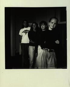 Photograph - Photograph - Black and White, Student Group in Photography Studio Room 106, c1990s
