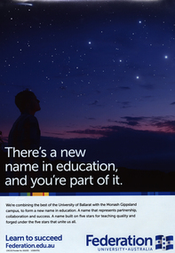 Poster, There's a new name in education, and you're part of it, 2013
